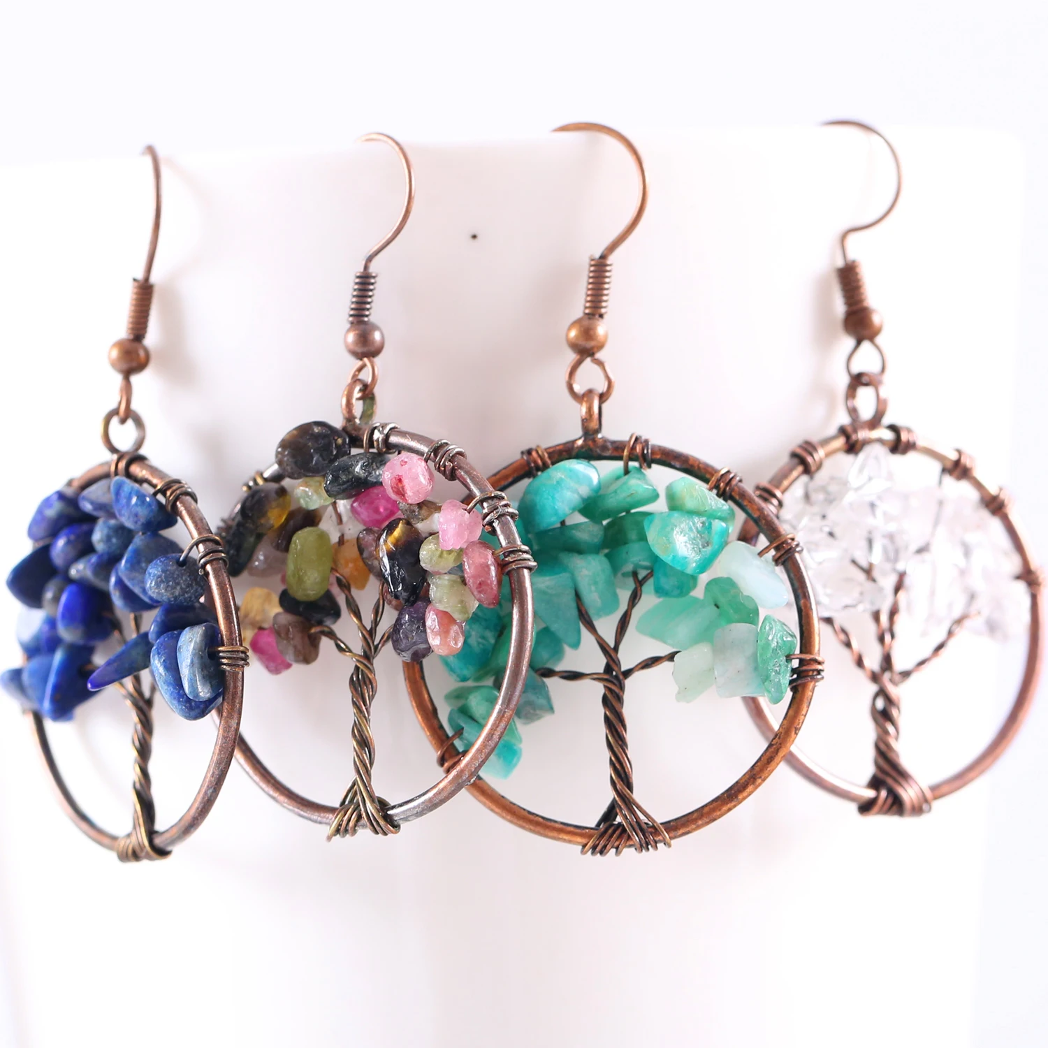 Модные женские серьги-гвоздики с красным кораллом серьги круглым крючком и