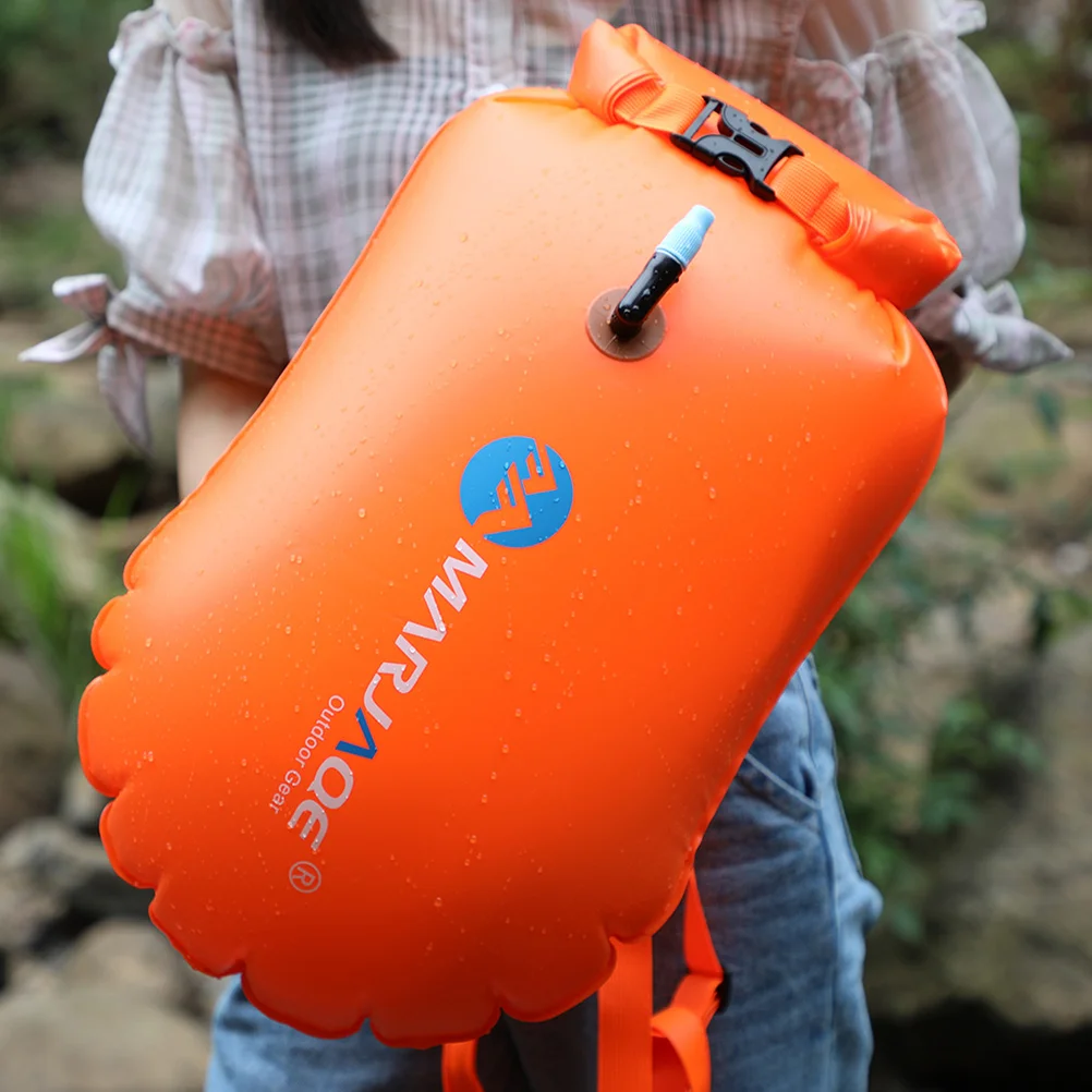 

20 л утолщенные водонепроницаемые сумки из ПВХ для снаряжения, уличная спортивная надувная Сумка, буй для лодок, каякинга, рыбалки, рафтинга, ...