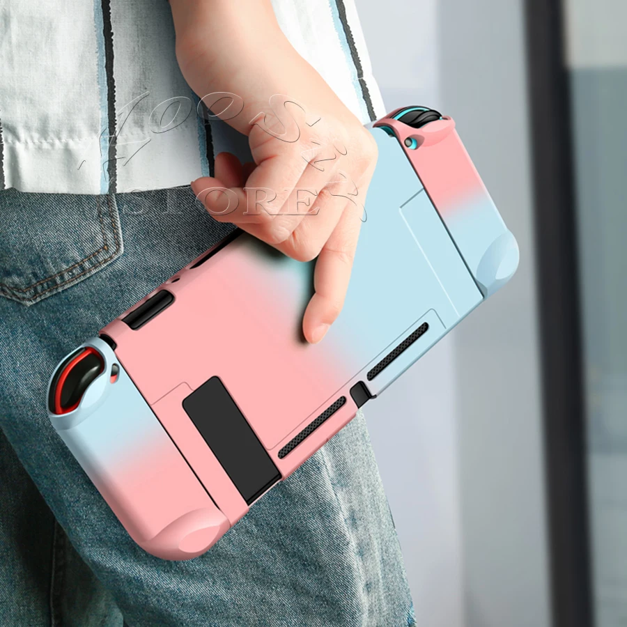 Съемный милый чехол для Nintendo Switch розовый корпус Nitendo жесткий switch и Joy con|Сумки| |