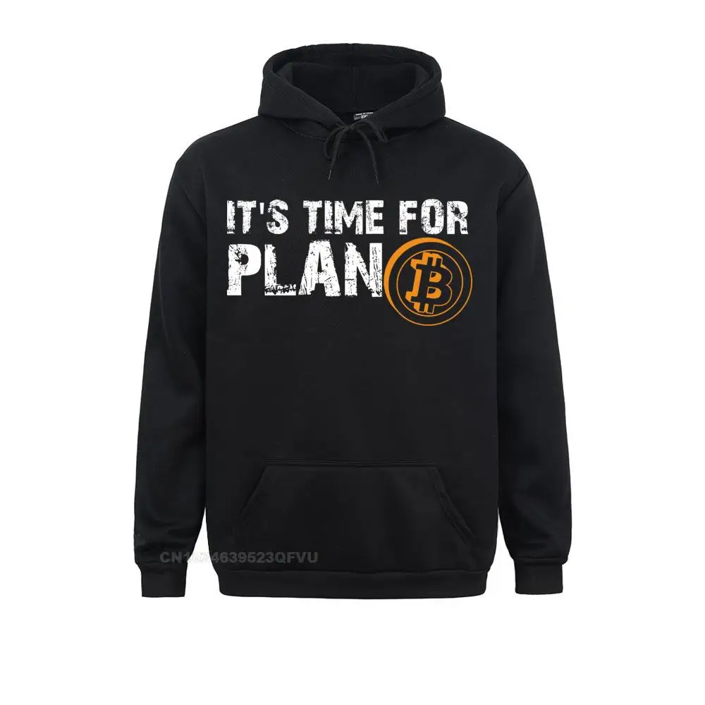 

Men's It's Time For Plan B Bitcoin Btc Crypto Currency Pullover Hoodie Cryptocurrency Blockchain Christmas Men Drop Ship