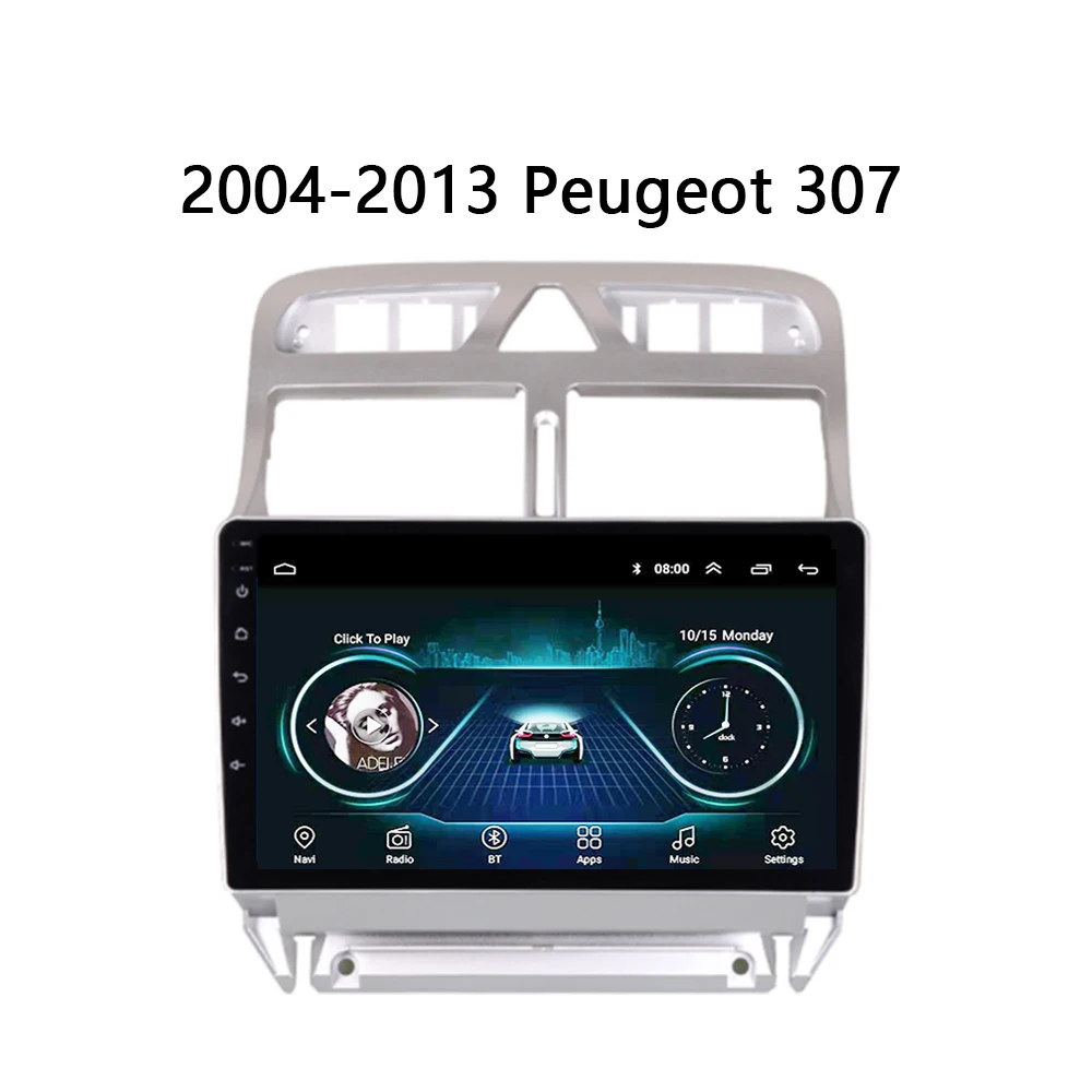 Автомобильное радио для peugeot 307 2004 2013 Автомобильный GPS NAVI мультимедийная система