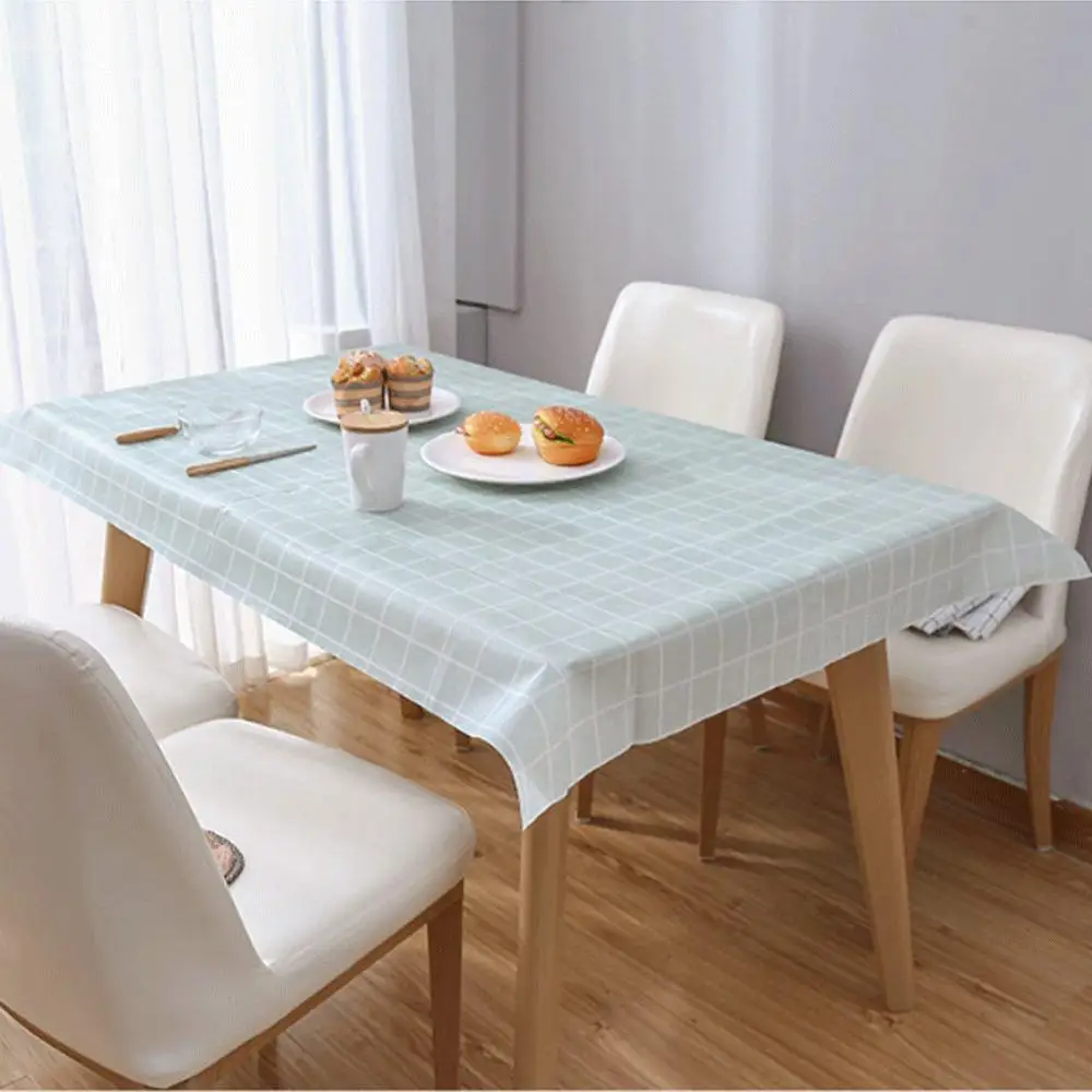 Одноразовая Пластиковая скатерть водонепроницаемая прямоугольная для стола