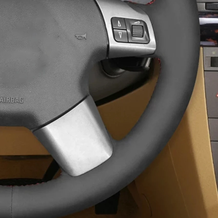 

Black Suede Car Steering Wheel Cover For Opel Vectra C 2002-2005 Signum 2003-2005 Vauxhall Vectra Signum Holden Vectra 2004