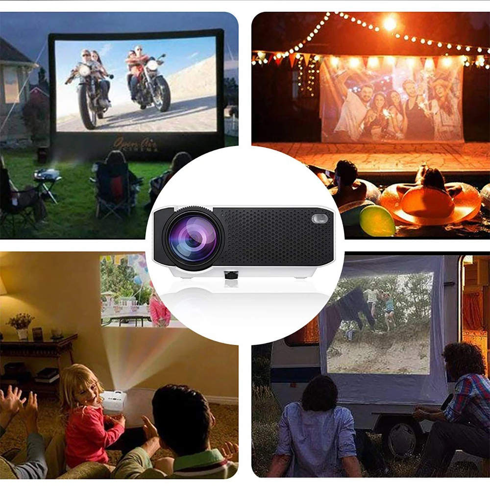 

2021 Cheapest Wifi Projector for phone smartphone 720P Full HD LCD LED Proyector