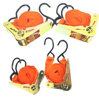 4pcs lashing car cargo ratchet strap tie down belt equipment truck tension rope motorcycle bike transport strong luggage tow bag