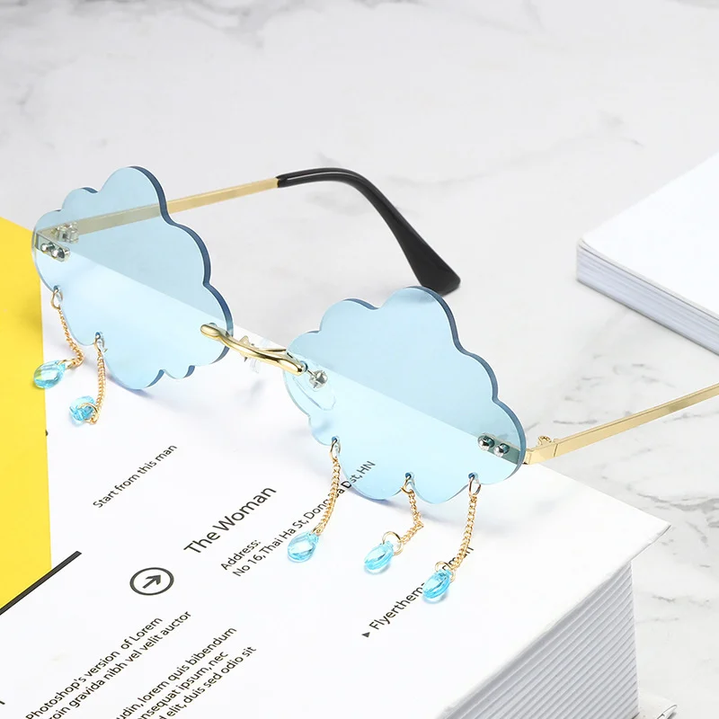 Женские солнцезащитные очки персонализированные Солнцезащитные без оправы для