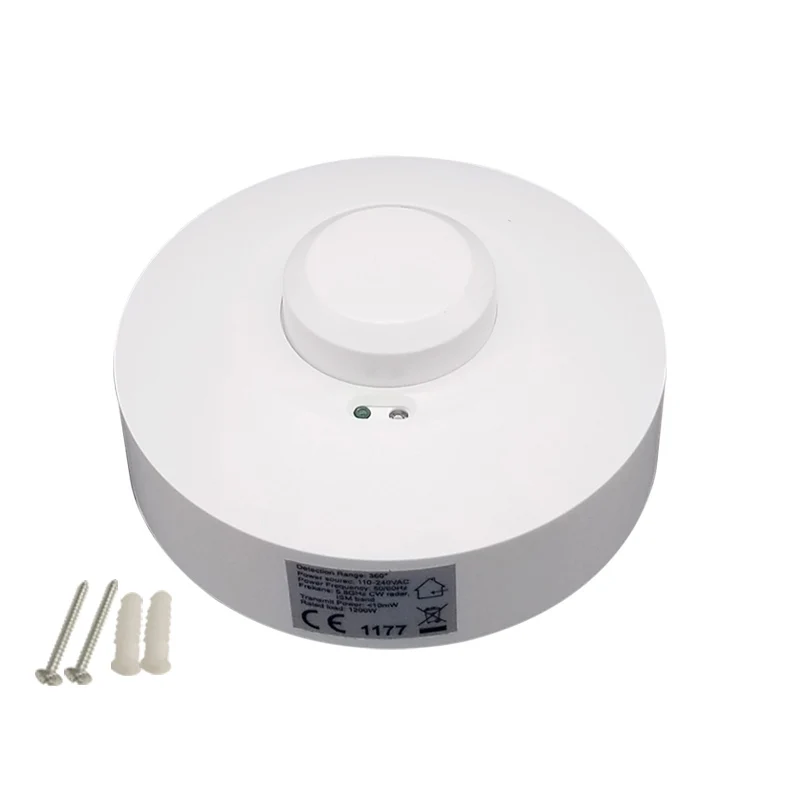 High Sensitivety adjustable 360 degree Ceiling PIR Motion Sensor with 3 Detectors 110V- 220V led light switch | Обустройство дома