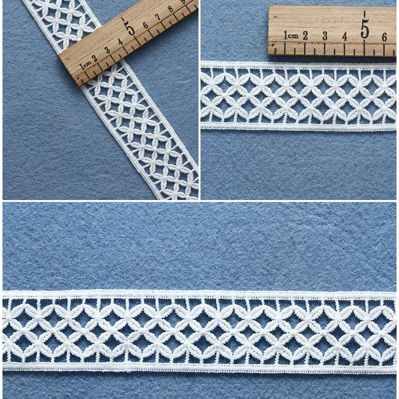 7 ярдов вышивка отделка африканским кружевом ткань цветок DIY ремесла свадебное