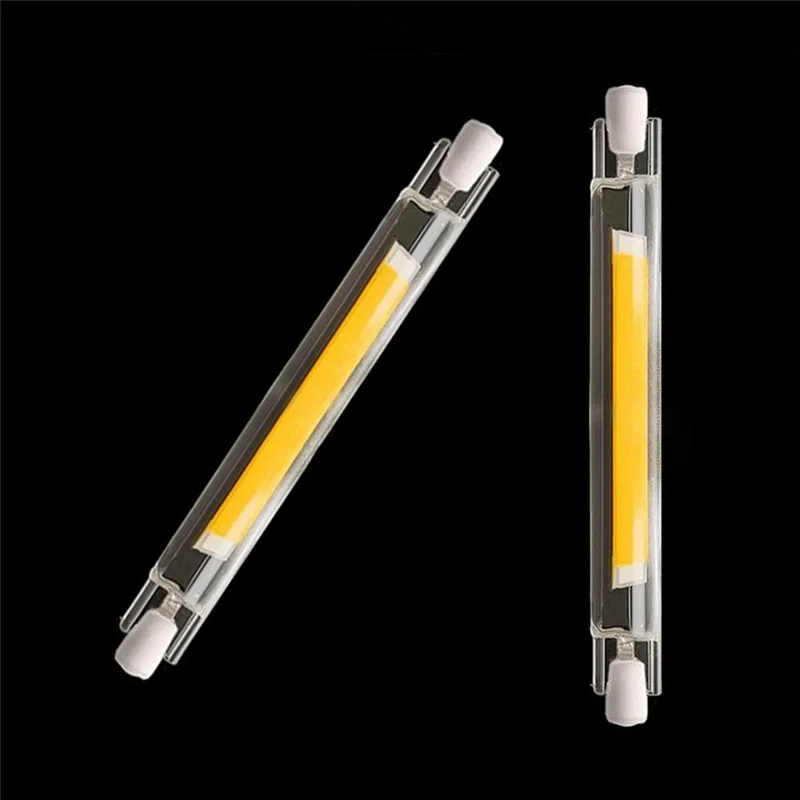 

Super Bright Dimmable LED R7S Glass Tube COB Bulb Ceramics 78MM 118MM R7S Corn Lamp 15W 20W J78 J118 Replace Halogen Lampadas