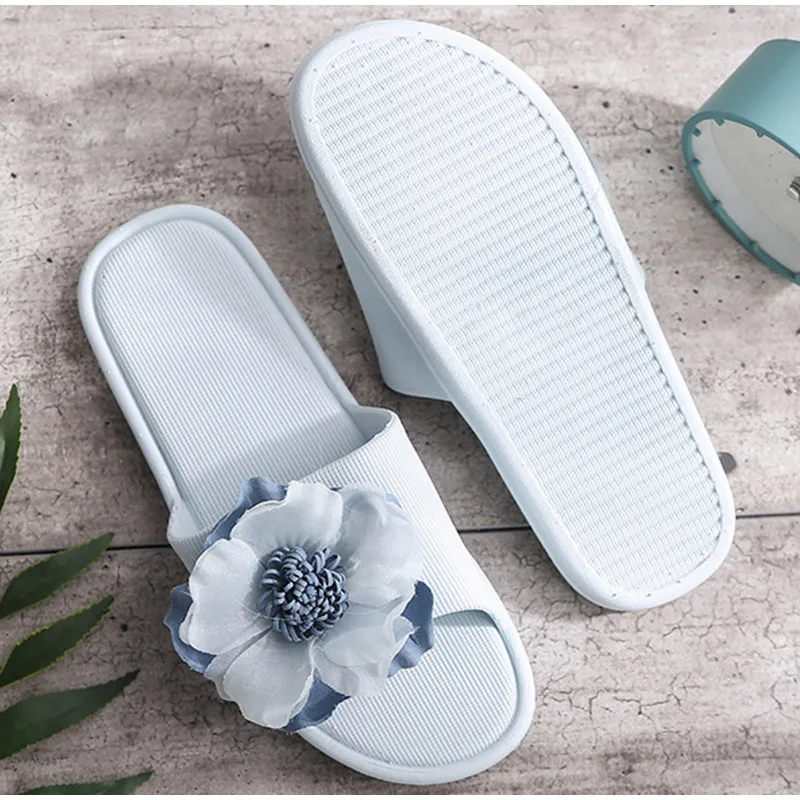 

Women Summer Slipper Ladies Flip Flops Fashion Flower Breathable Non Slip Shoes Woman Slides Flats Colorful Casual Female 2021