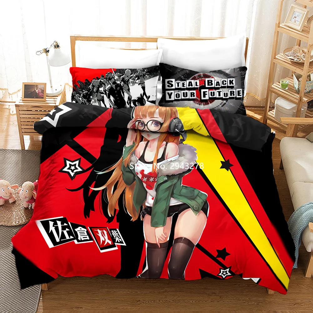 

Popular Game Goddess Tales 3D Bedding Printed Home Textile Quilt Cover and Pillowcase Quilt Bedding Deluxe Full-size Bedding