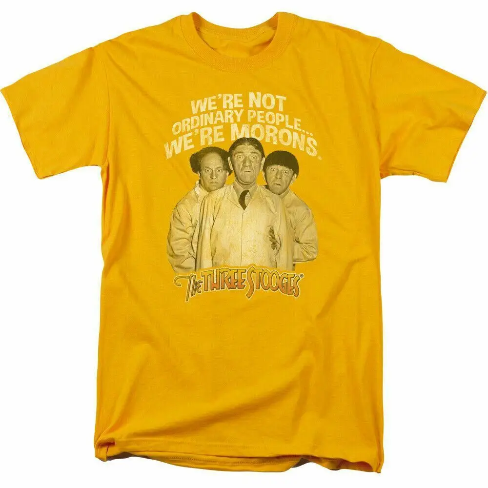 

2021 Summer Men's T-shirt The Three Stooges Morons Printed Street Hip-hop Casual O-neck Cotton High-quality Oversized T-shirt