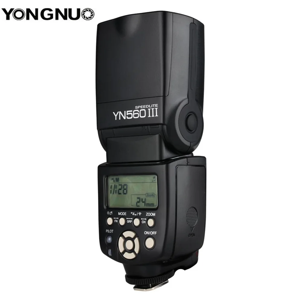 Беспроводная вспышка YONGNUO YN560III YN560 III GN58 Speedlite Speedlight для камер Canon Nikon Olympus Panasonic