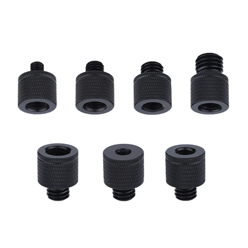 

2022 New 2pcs 3/8 to M6 M8 M10 M12 Camera Screw Tripod Base Connection Fixed Mount Conversion Screw for SLR Camera Photography