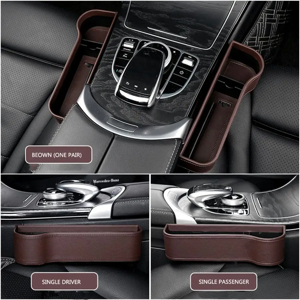 

Car Storage Box Car Seat Gap Storage Box In-car Multi-functional Middle Position Sundries Storage Box