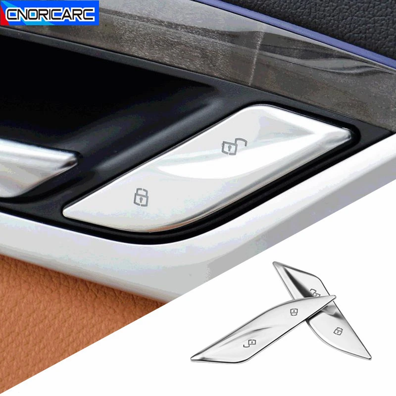 Автомобильный Стайлинг кнопки для разблокировки дверей декоративные наклейки с