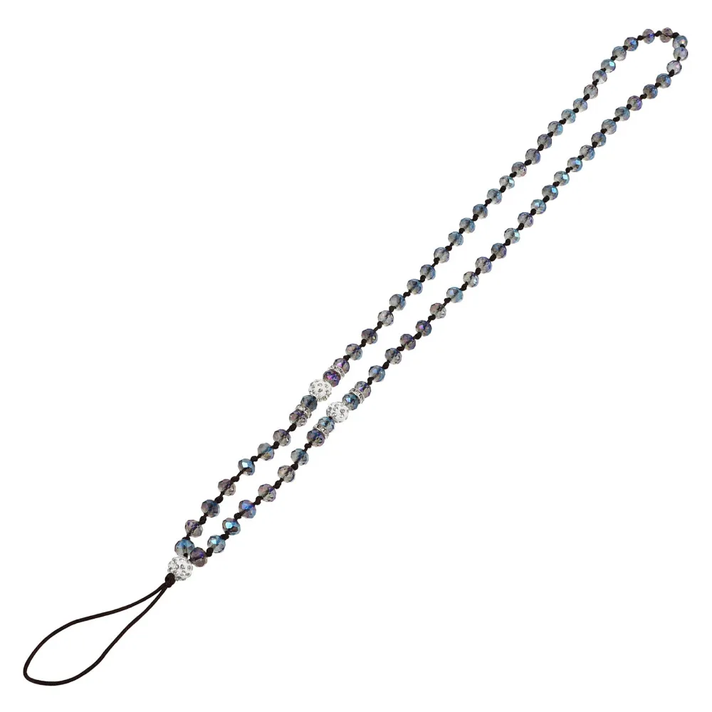 

1Pc Creative Beads Phone Lanyard Exquisite Crystal Phone Hanging Rope
