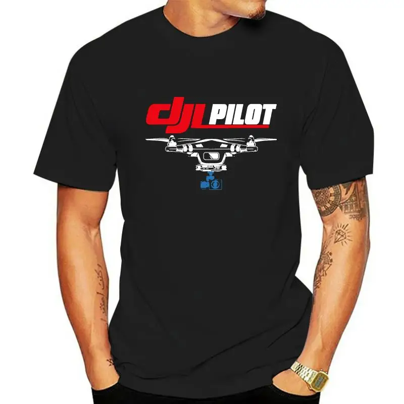 

Fashion Man Drone Pilot T-shirt Dji Phantom 4 Pilot Casual Tops