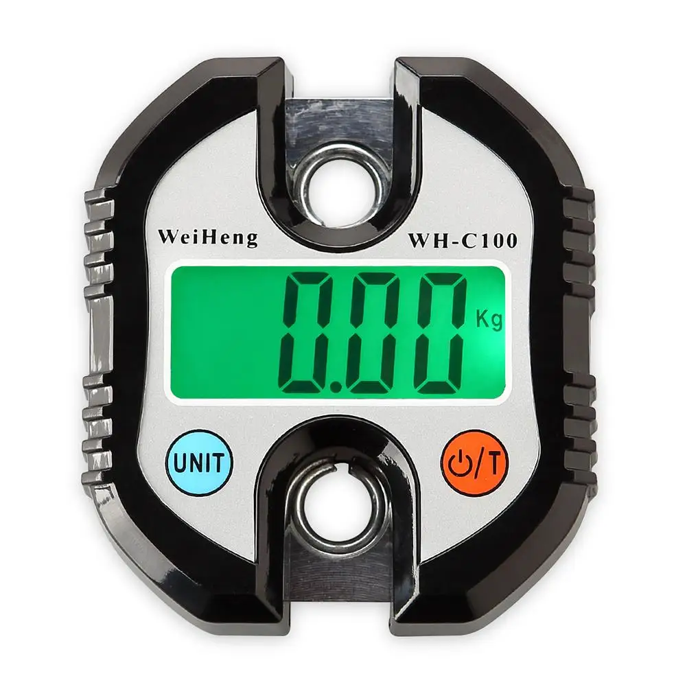 WH-C100, портативные электронные весы, охотничьи весы, мини-крановые весы без батареи