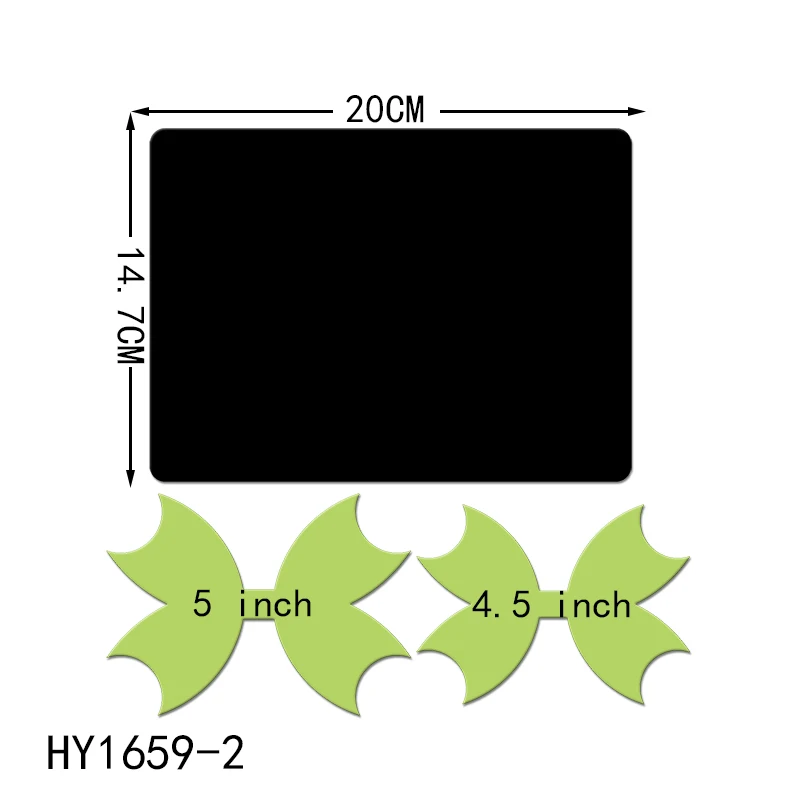 

Bow Tail Cutting Dies HY1659 Wooden Dies Suitable for Common Die Cutting Machines on the Market