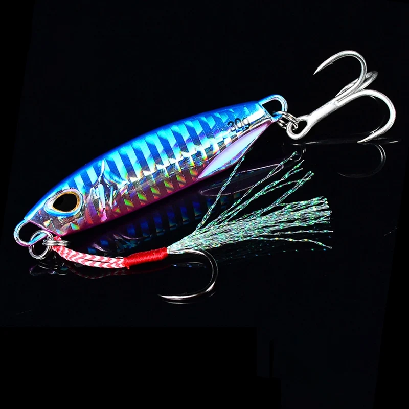 Mini 3D Artificial Bait Fishing Lure Swimbait With 2 Fishhooks Reusable Metal Sinking Casting Lure Jigging Fishing Accessories - Color: 15g