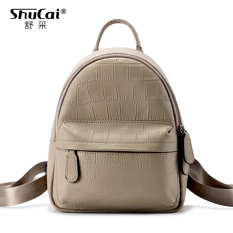 Женский кожаный рюкзак Маленький модный мини для девушек 2019|Женские рюкзаки| |