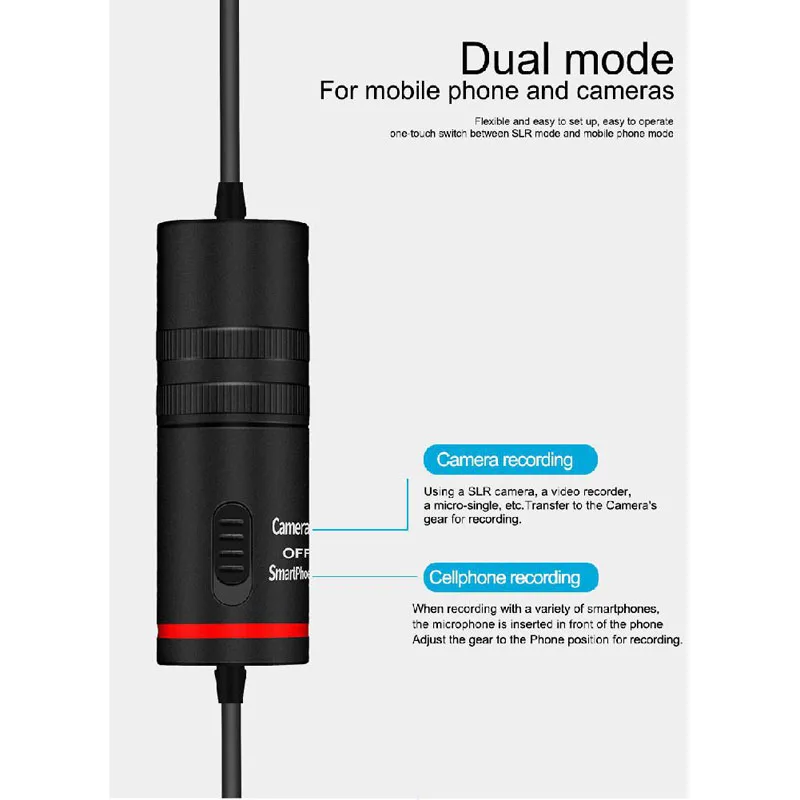 KM-D1 Cable Lavalier Cilp Microphone With Button Battery Condenser for Phone &amp Camera SLR Vlog Recordering microfono | Электроника