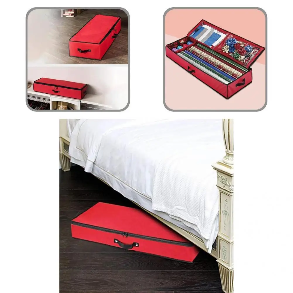 

Органайзер для хранения, аккуратная коробка для хранения, легкий износостойкий удобный органайзер для рождественских праздников, упаковоч...