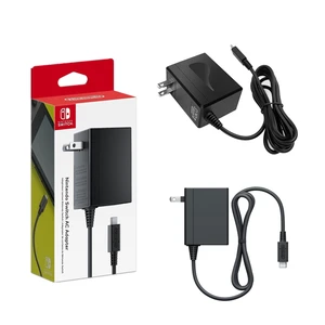Оригинальное зарядное устройство для Nintendo Switch NS Game Console US EU UK Plug AC Adapter Home Wall Type C Charger Socket