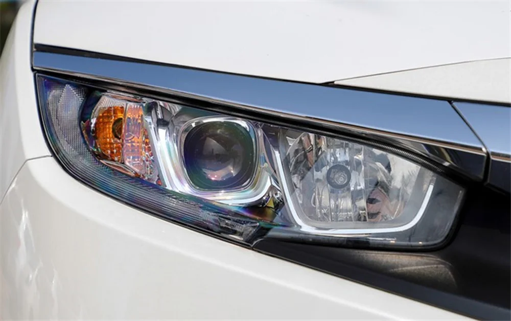 

For Civic 2016 2017 2018 Car Headlight cover Headlamp Lens Auto Shell Cover