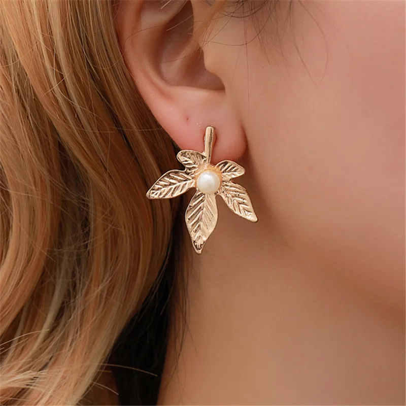 Комплект женских серег с кисточками и листьями 6 предметов|Серьги-подвески| |