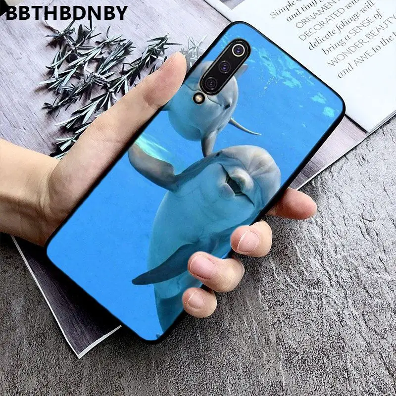 Phone Case Dolphin Novelty Fundas Cover for Xiaomi 8 9 se Redmi 6 6pro 6A 4X 7 note 5 | Мобильные телефоны и аксессуары