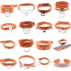 Женское кожаное ожерелье-чокер Goth, ожерелье с кулоном в стиле панк и гранж-рок, Ювелирное Украшение в готическом стиле, подарок для студентов, 2021