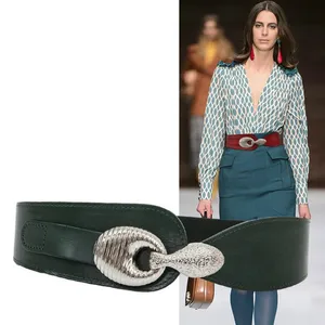 Женский широкий пояс H3465, женский пояс из натуральной воловьей кожи, украшение для девушек, однотонный модный простой высококачественный пояс с уплотнением