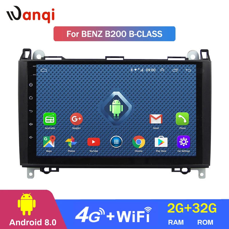Навигационная Система Android 8 0 экран 4G LTE 9 дюймов Автомобильный мультимедийный