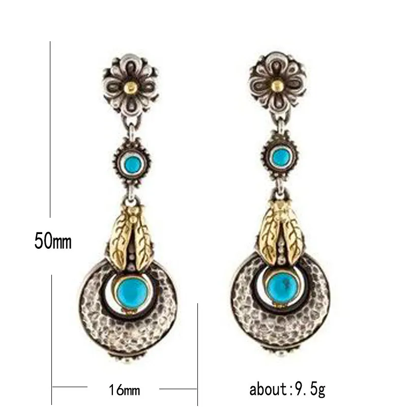 Винтажные длинные висячие серьги для женщин Этнические украшения в виде пчелы