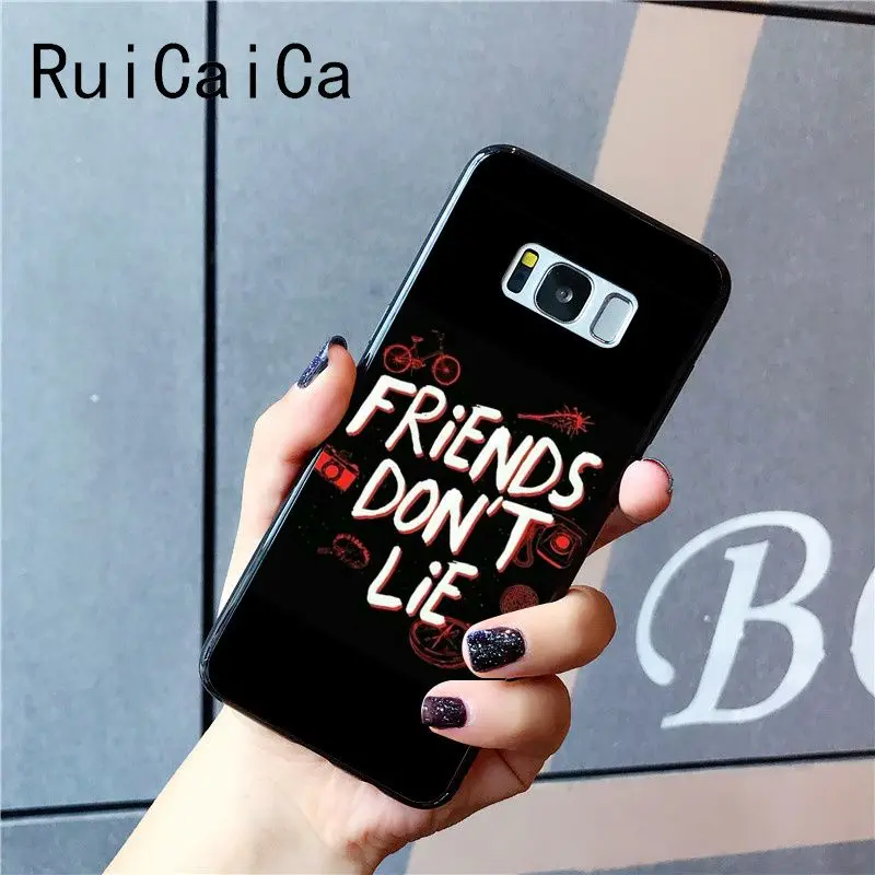 A4 Ruicaica должен оставаться, если странные вещи Coque Shell чехол для телефона samsung Galaxy S9 plus S7 edge S6 edge plus S10 S8 plus - Цвет: A4