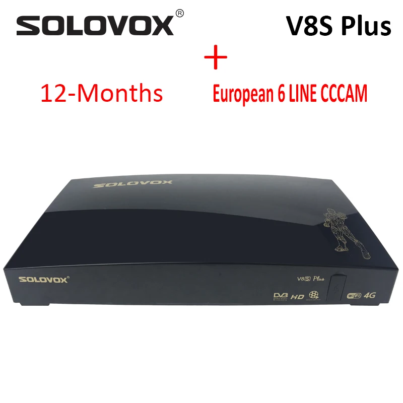 v8spluscccam SOLOVOX V8S плюс спутниковый ТВ приемник 2USB поддержка Biss ключ веб-ТВ домашний кинотеатр Поддержка CCCAM, YOUTUBE YOUPORN DLAN - Цвет: v8spluscccam