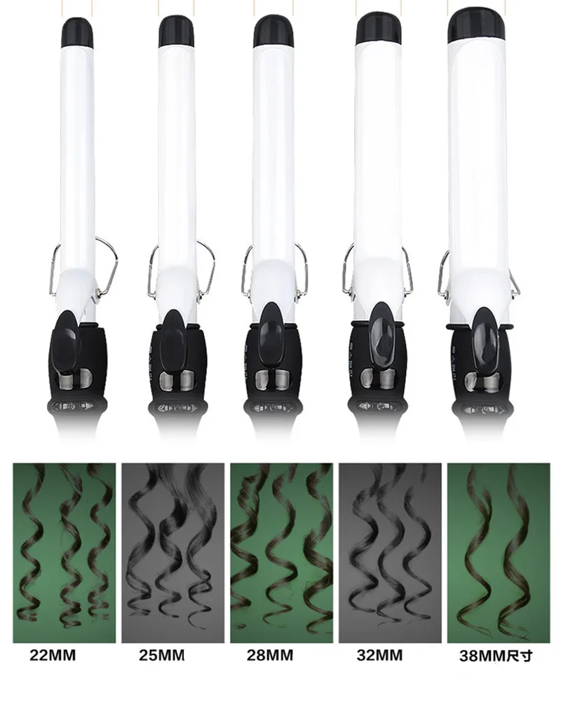 Профессиональные керамические щипцы для завивки светодиодный со светодиодным