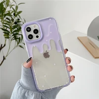 sumkeymi ice cream clear phone case for iphone 12 11 pro max x xr xs max 7 8 plus luxury transparent protection soft back cover