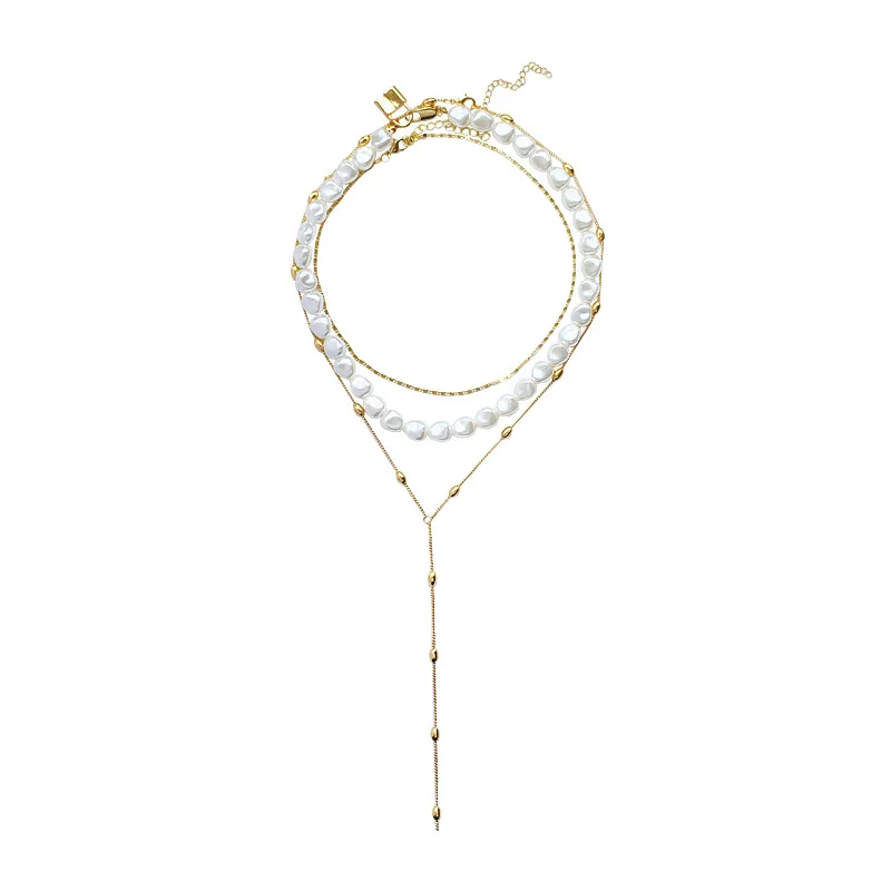 

European and American style multi-layer Pearl Necklace