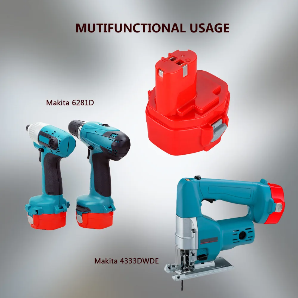 Инструменты батарея 14 4 В 2000 мАч Ni-CD перезаряжаемая для Makita ML 33PA14 1420 1422 1433 1434 1435F JR140D
