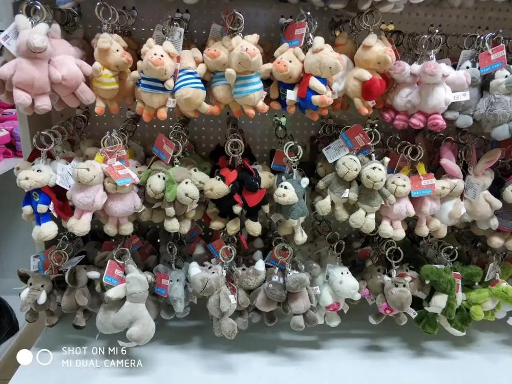 100 Pcs At Random Shipping Cute Soft Animals Fridge Baby Kids Learning Keyring Toys Party Gift magnets home decor decorative | Игрушки и