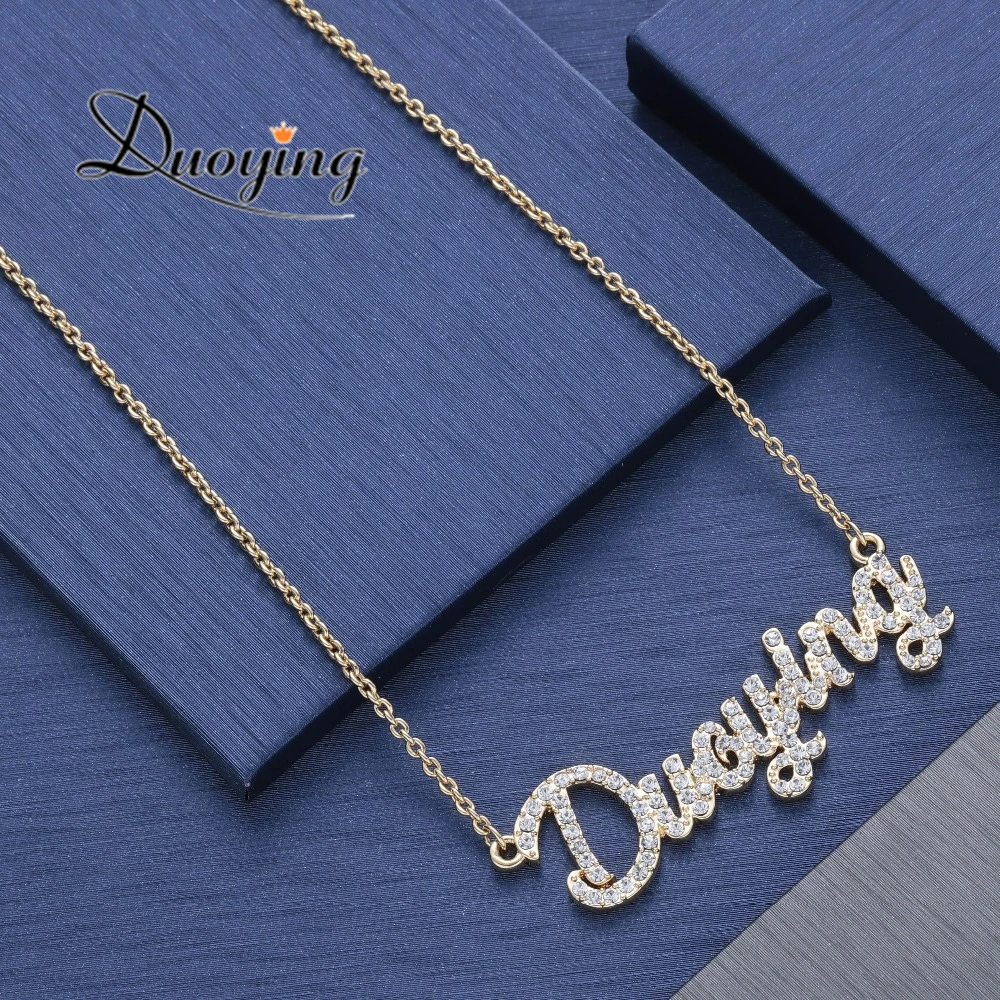 Женское колье с подвеской-кристаллом фианитом | Украшения и аксессуары