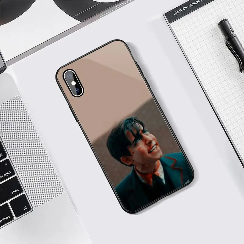 

Umbrella Academy Five Aidan Gallagher Phone Case Tempered glass For iphone 5C 6 6S 7 8 plus X XS XR 11 PRO MAX