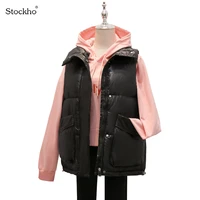 womens winter vest fashion down cotton vest stand up collar sleeveless pie to overcome womens casual silk cotton padded jacket