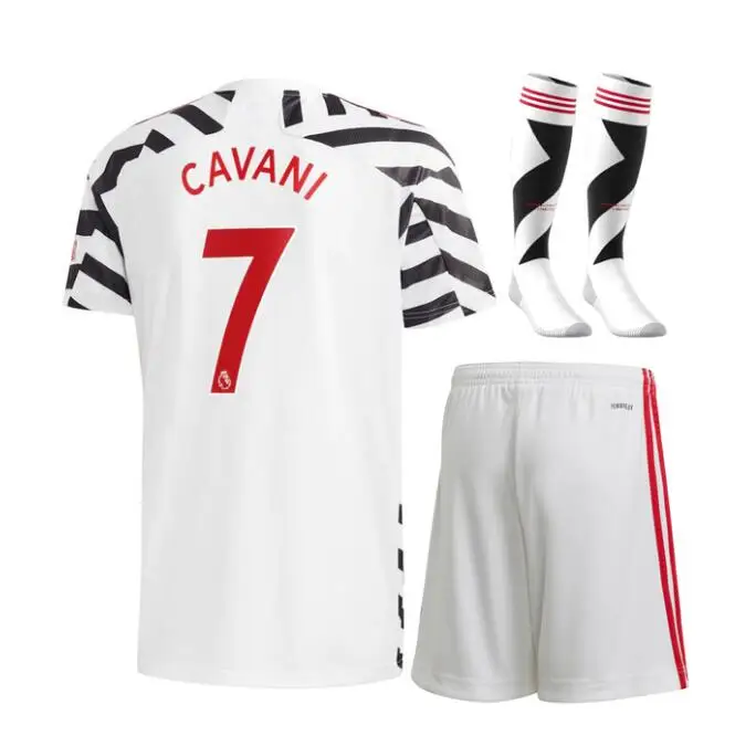 

20 2122 ManchestES Soccer Kits LINGARD CAVANI football shirt 21-22 GREENWOOD MARTIAL RASHFORD POGBA kids kit