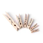 Прищепки из натурального дерева для одежды, прищепки для фотобумаги, 50 шт., 25-72 мм, H55E