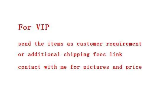 

Payment Link for VIP customer--- For the special items as customer required