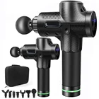 Массажер для глубоких тканей, с 7 головками, с ЖК-дисплеем, 30 скоростей